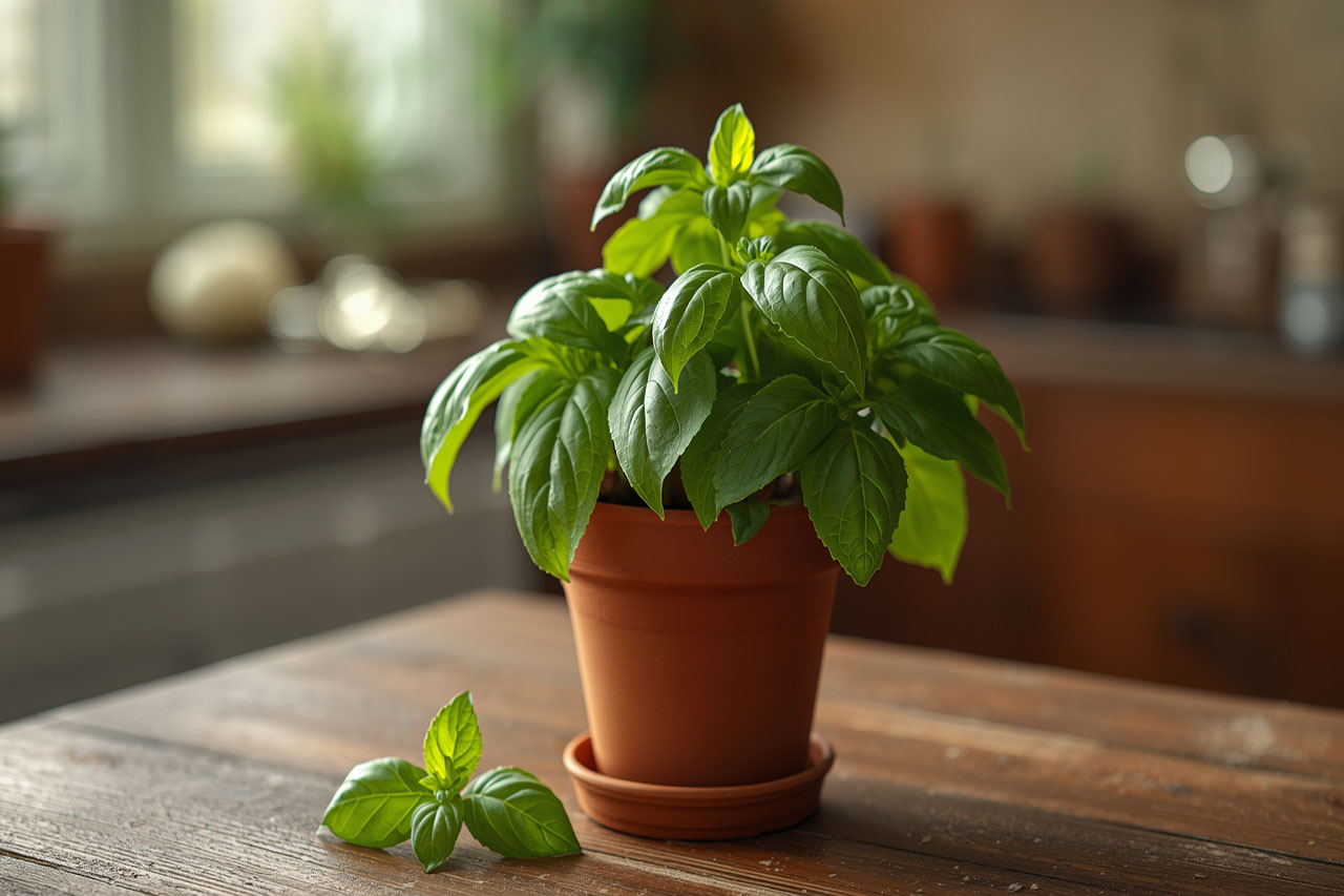 Fræ basilíku er hægt að sá bæði innandyra og úti